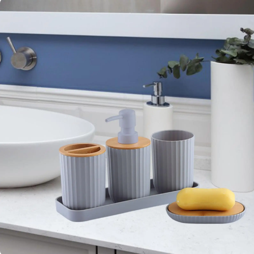 SET ORGANIZADOR PARA BAÑO 4PZS